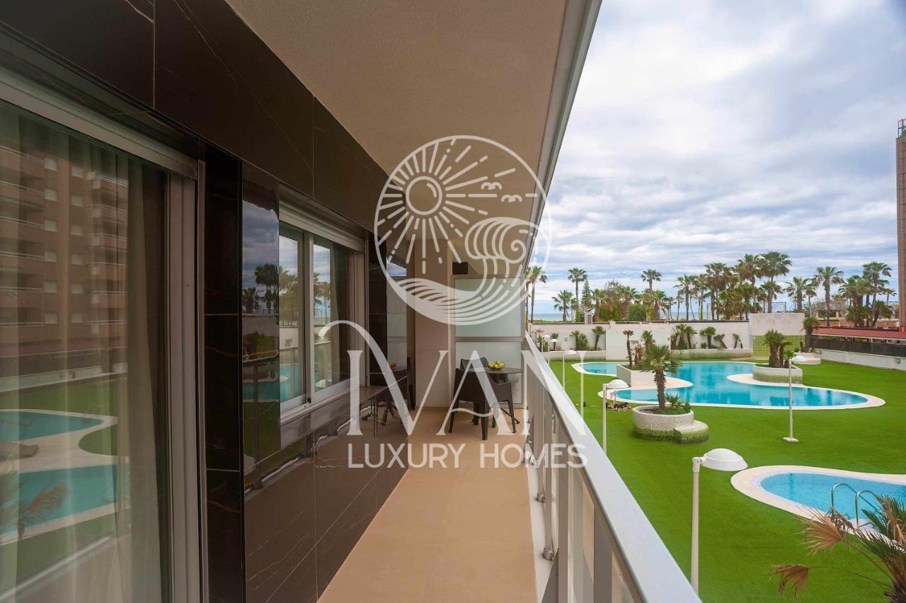 Casa Yarina - Iván Luxury Homes - 1ª Planta - Sur - 1ª Linea de Playa Oropesa del Mar Esterno foto